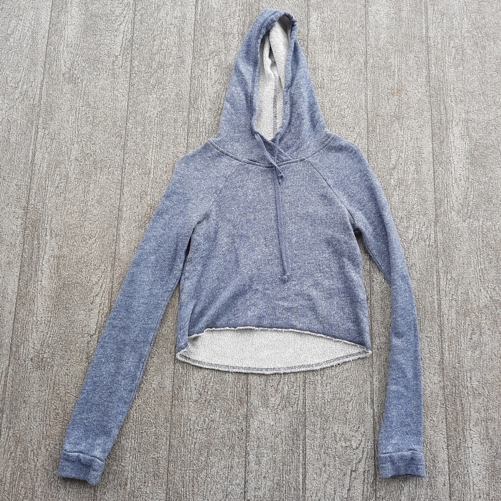 Hollister french terry cropped hoodie